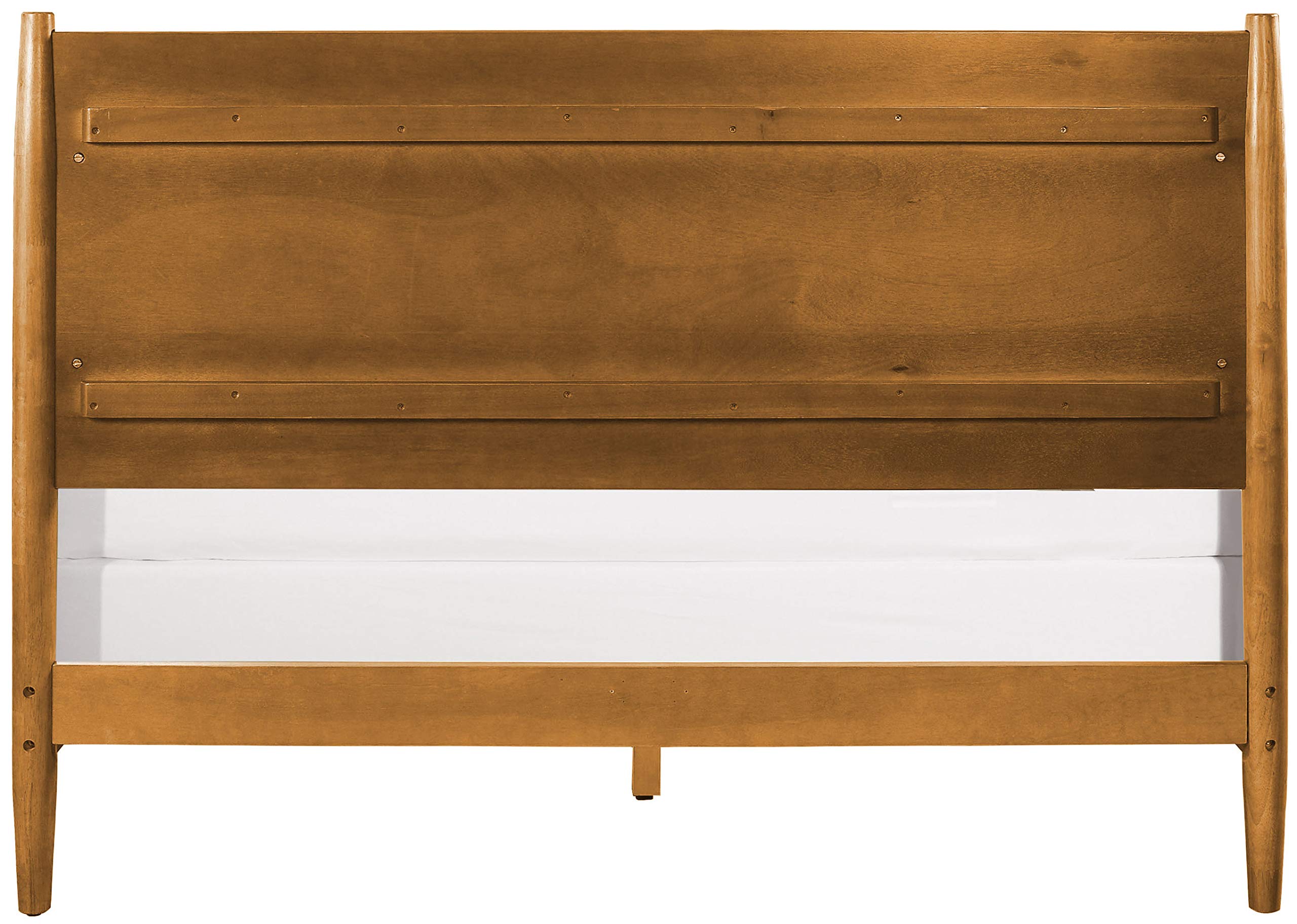 Crosley Furniture Landon Wood Bed Set, Acorn, Queen - Image 8