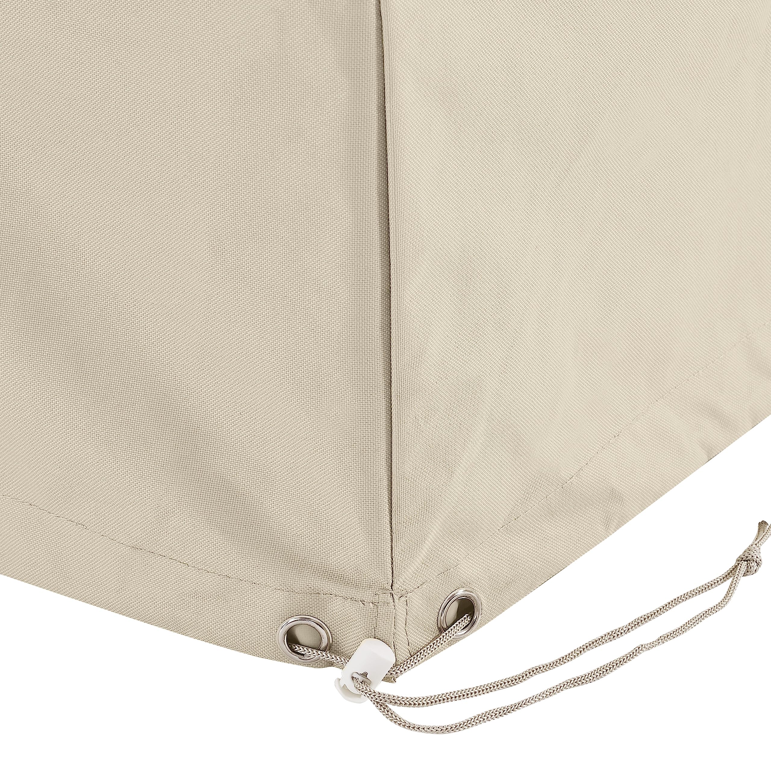 Crosley Furniture Patio Furniture Covers, Waterproof 3-Piece Cover Set for Outdoor Sectional Sofa Sets, Tan - Image 6