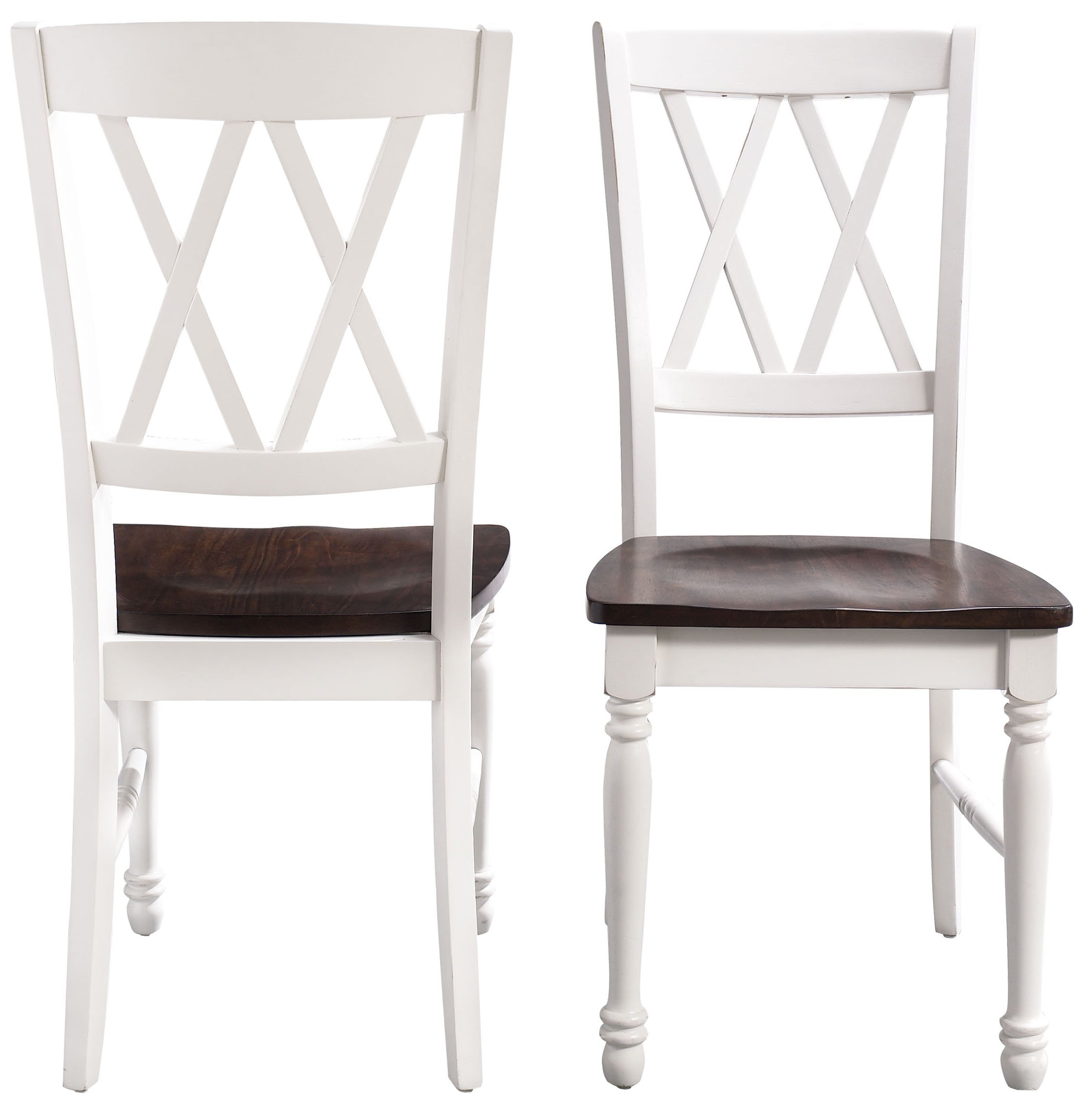 Crosley Furniture Shelby 7-Piece Traditional Dining Table Set for 6, Dinner Tables with Kitchen Chairs, Distressed White - Image 10