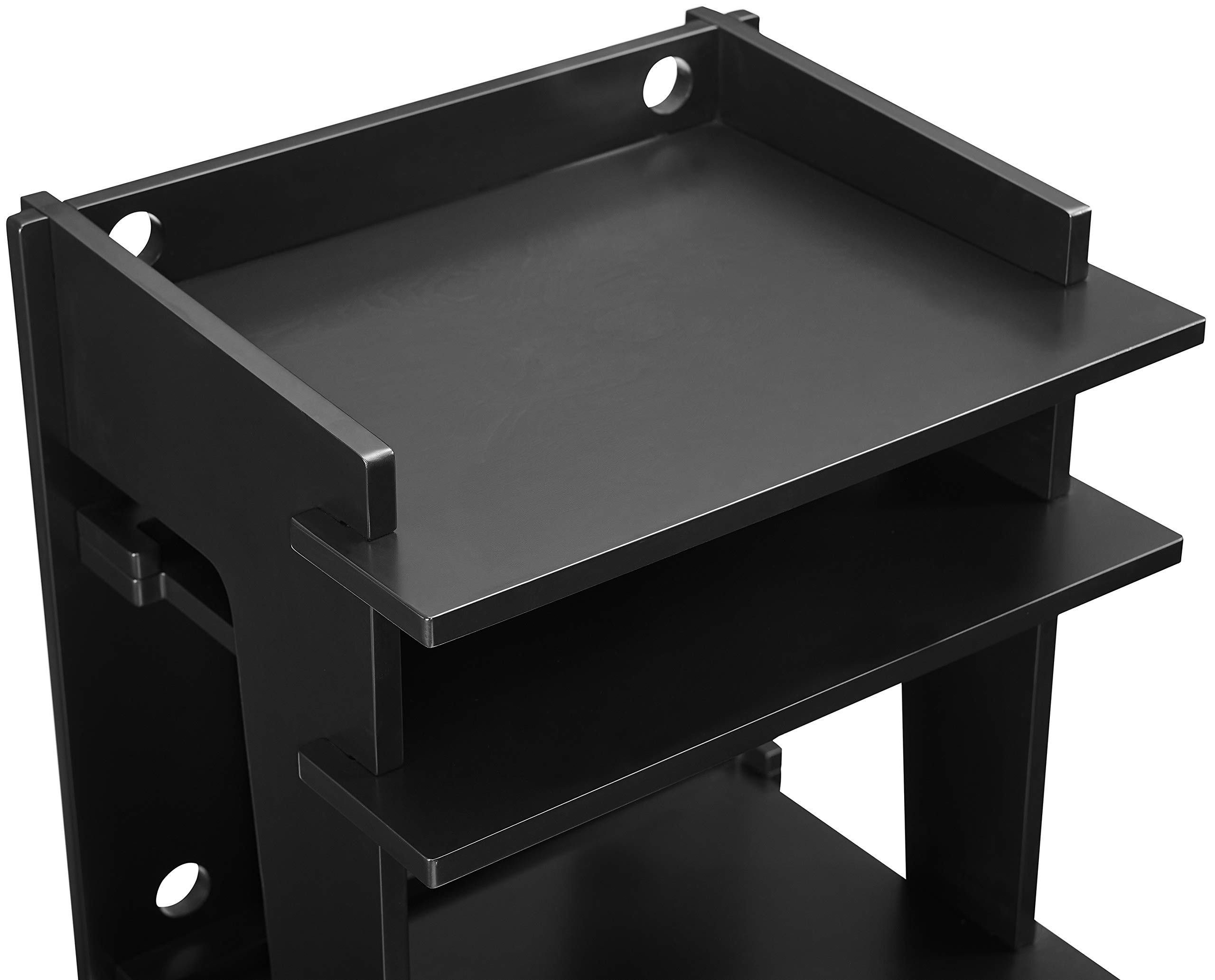 Crosley Furniture Soho Record Player Stand, Media Console with Vinyl Storage, Modern Home Organizer, Black - Image 6
