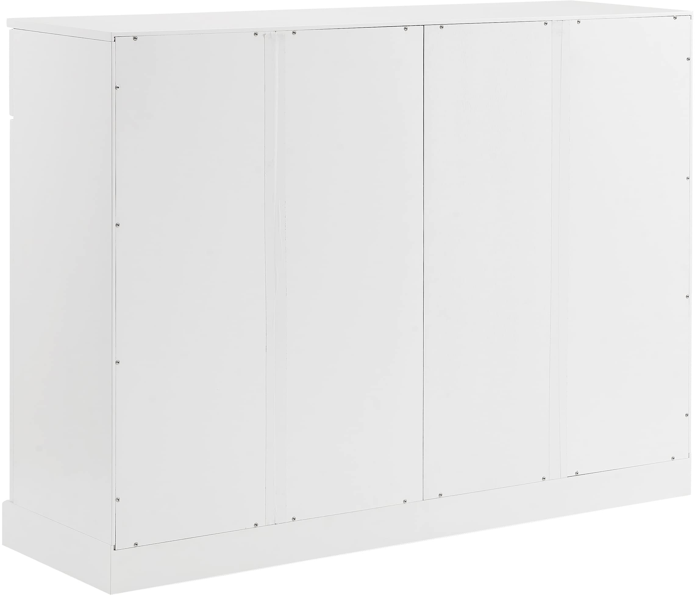 Crosley Furniture Stanton Traditional Sideboard Buffet Cabinet with Storage, White - Image 5