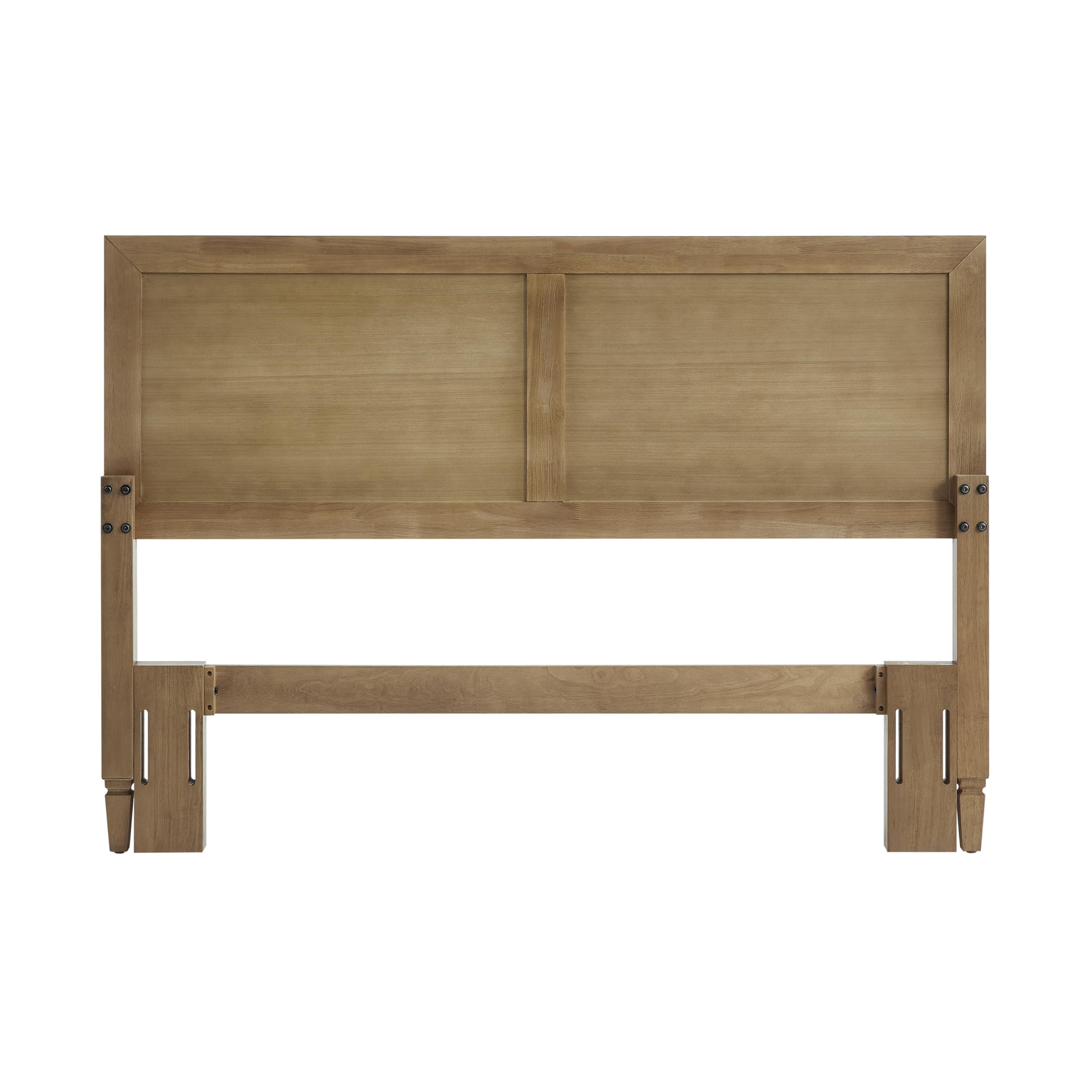 Crosley Furniture Traditional Katia Queen Size Rattan Bed Set, Headboard, Footboard, Rails, Driftwood - Image 12