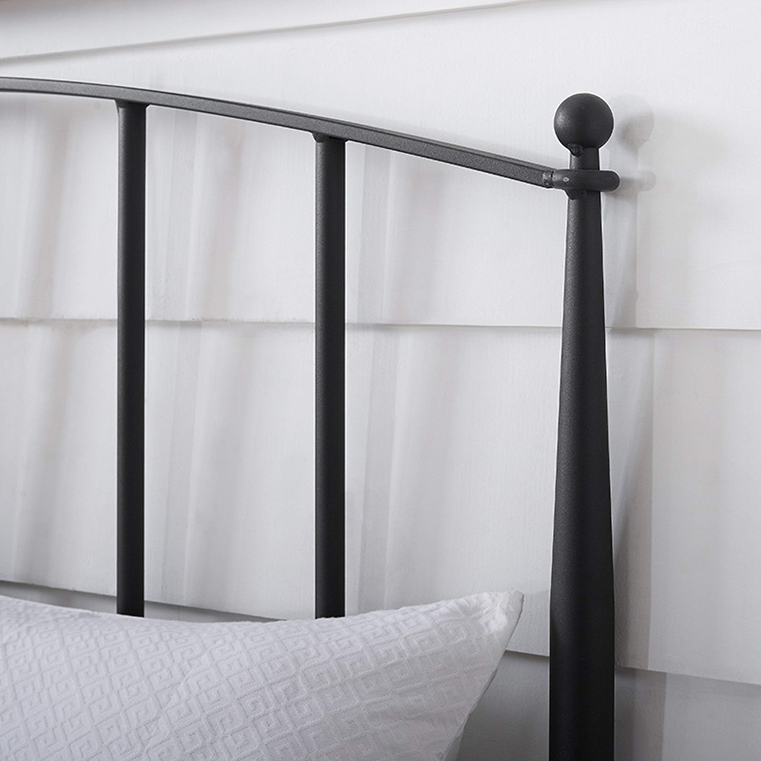 Crosley Furniture Whitney Bed Set, Black, Queen - Image 8